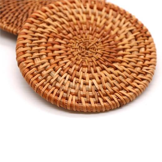 深山集市 10公分普通藤杯垫 商品图1