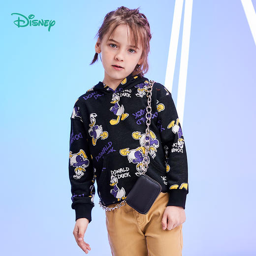 【商场同款】迪士尼童装男童连帽套头卫衣春秋季中大童宝宝运动休闲外套 商品图8