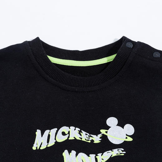 【商场同款】迪士尼童装男童假两件套头卫衣中大童春秋宇航员米奇卡通潮搭上衣 商品图7