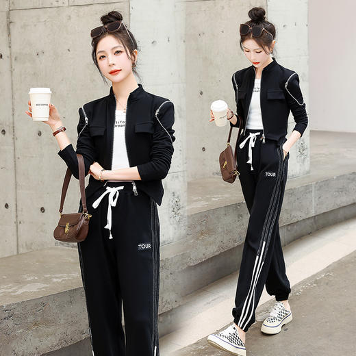 春季新款，时尚休闲两件套装HR-ASLZ6638 商品图4