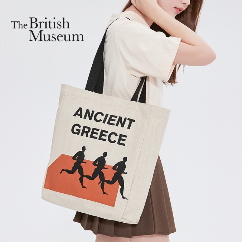 大英博物馆X苏州博物馆联名款 希腊系列陶罐帆布包单肩包新款大号