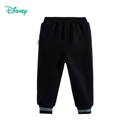 迪士尼童装男童抓绒束脚裤运动休闲长裤春秋季中大童潮搭裤子薄绒 商品图7