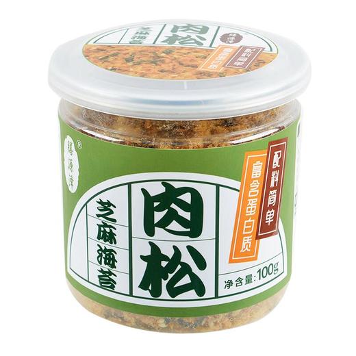 膳源泽芝麻海苔肉松 100g/盒 商品图0