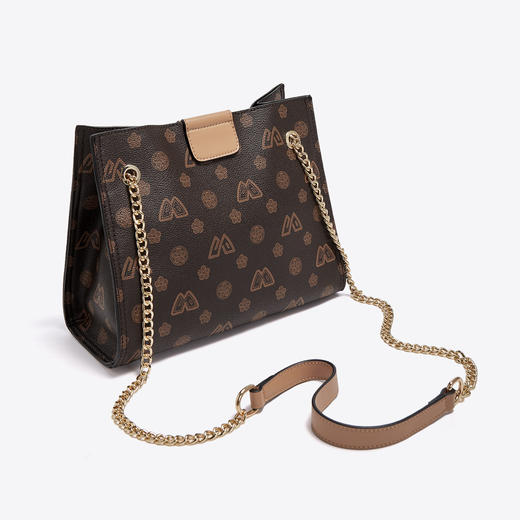 Safiya/索菲娅 2023新款印花腋下包托特包单肩包女式斜挎包女包SF9140050Y 商品图4