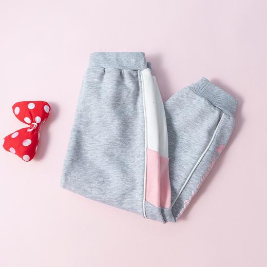 迪士尼童装宝宝休闲长裤秋女童中大童百搭休闲校园风运动裤子洋气213DK0230 商品图2