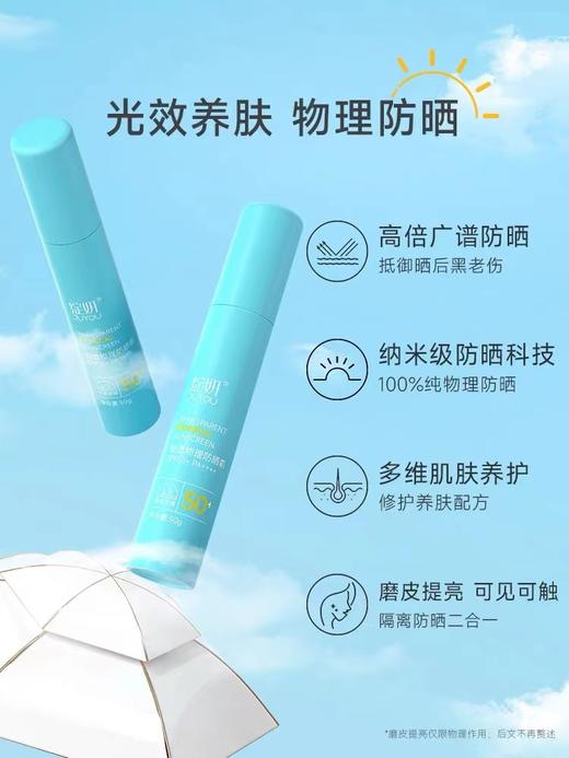 新品 绽妍小蓝盾防晒轻透物理防晒霜50g 28年 /防晒喷雾100g 27年 商品图1