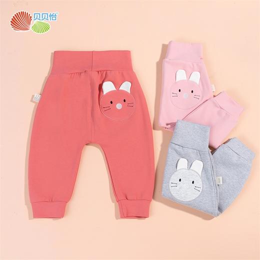贝贝怡儿童大pp裤子春秋新款外穿洋气女宝宝长裤卡通休闲裤 商品图0