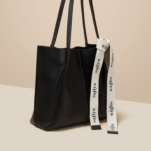 Safiya/索菲娅 二层牛皮2023新款腋下包托特包单肩包包手提包女包SF9151031Y 商品图2