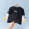 迪士尼童装男童长袖T恤秋季中大童洋气潮搭DUCK假两件上衣223S1736 商品缩略图1