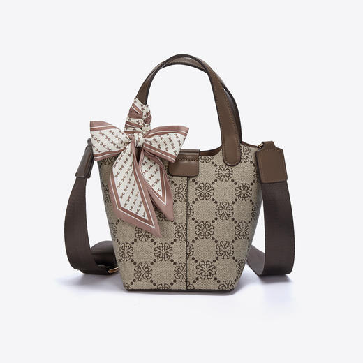 Safiya/索菲娅 包包2023新款手提包时尚水桶包单肩包女斜挎包女包SF9111022Y 商品图1