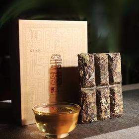 白茶 | 2023年绿雪芽6年陈韵白牡丹寿眉老白茶金砖礼盒装288G