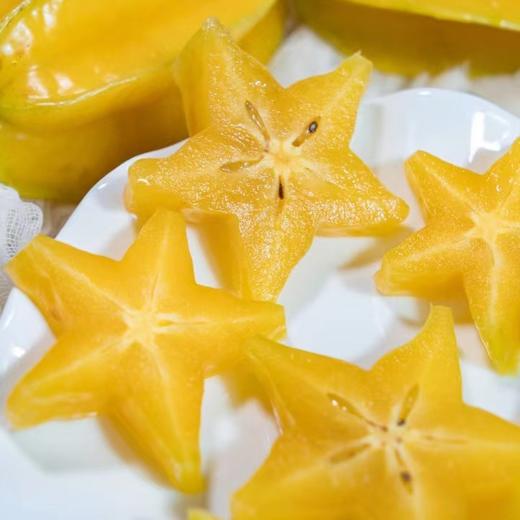 【果蔬精选】漳州树上熟杨桃 形似星星 鲜甜爽嫩 一咬爆汁 90%以上都是水的星星果 俘虏你整个味蕾 赠送酸梅粉 商品图4