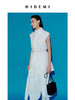 HIDEMI 极简不对称剪裁翻领设计感无袖衬衫 商品缩略图10
