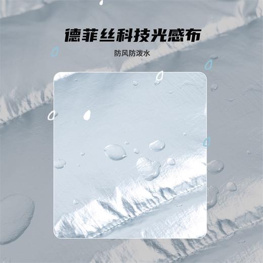 【商场同款】迪士尼童装男童羽绒服冬季保暖中长款太空男孩亮光拼接白鸭绒外套214DS0236 商品图5