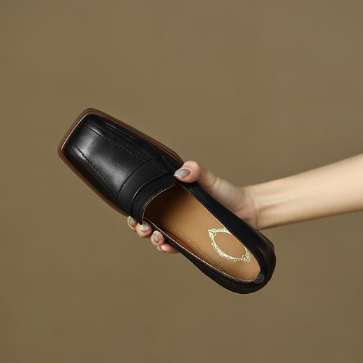 复古优雅，粗跟高跟鞋DP-9025 商品图5