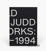 Donald Judd: Artworks 1970–1994 / 唐纳德·贾德：1970-1994年的艺术品 商品缩略图0