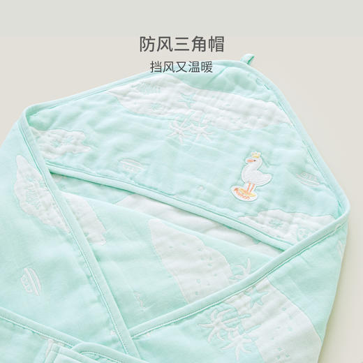 【商场同款】英氏婴儿抱被春夏薄款包被初生儿宝宝襁褓 商品图1