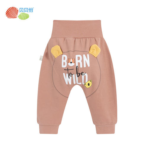 贝贝怡男宝宝长裤春秋款新品婴儿保暖萌趣裤子大屁屁裤PP裤223K2440 商品图10