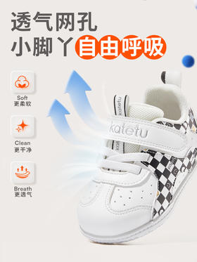 卡特兔婴儿学步鞋女宝宝鞋子2023秋款男童1到3岁幼儿园室内鞋