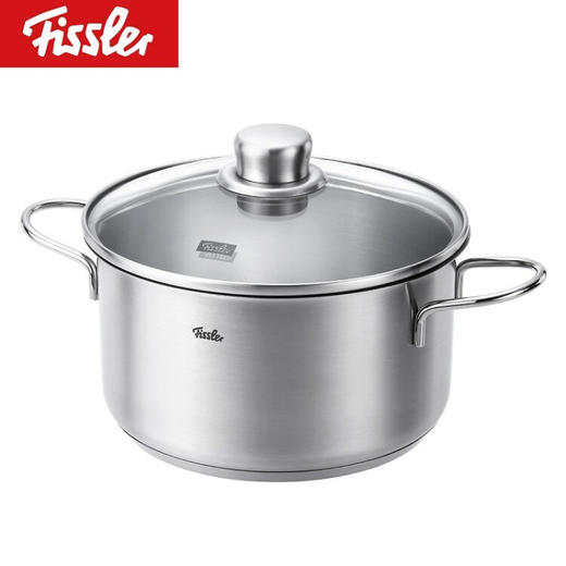 菲仕乐（Fissler）EM0511120000-G Fissler菲仕乐和风系列20厘米双耳汤锅带玻璃盖 商品图1