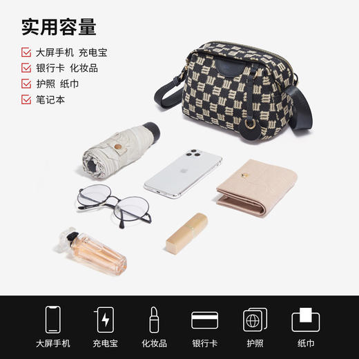 Safiya/索菲娅 2023新款大容量胸包腰包时尚单肩包女式斜挎包女包SF9151068Y 商品图5