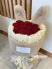 「小花花」情人节小兔子 红玫瑰 白色包装 商品缩略图2