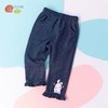 贝贝怡春装新品女童仿牛仔裤子婴儿可爱兔长裤牛仔裤休闲裤211K2150 商品缩略图0