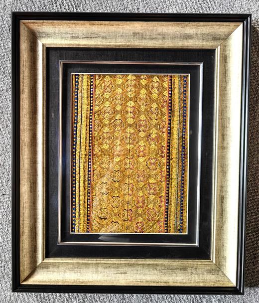 深山集市 黄平衣绣片画框31.5*22.5cm 商品图0