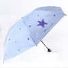 天堂伞黑胶防晒遮太阳伞女折叠超轻小巧晴雨伞两用小清新三折晴雨伞1把33791E 商品缩略图6
