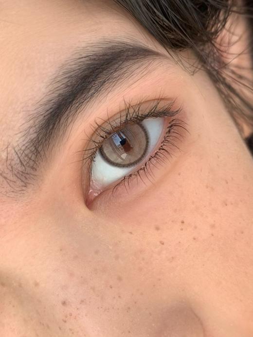 Laseecon年抛·芭提浅褐·14.2mm中等着色·韩产2片 商品图5