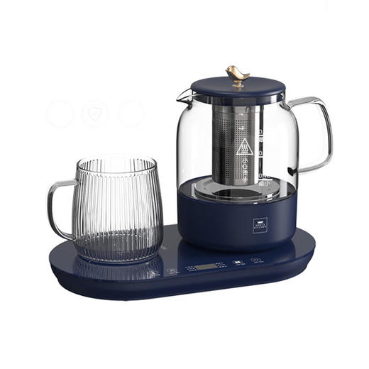World Kitchen 智能玻璃养生壶电水壶烧水壶煮茶器煮茶壶0.8L 养生壶 WK-GSH0812/KZ 商品图1