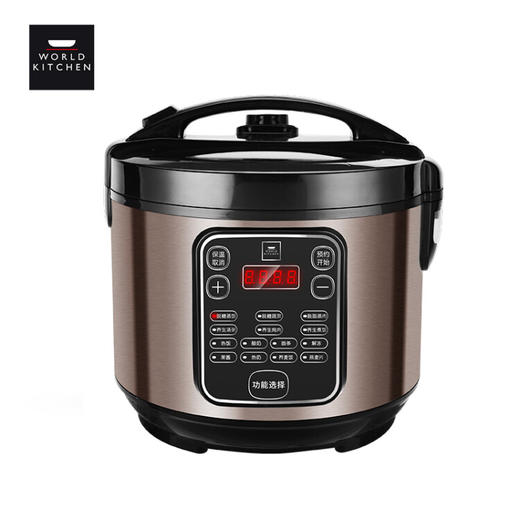 World Kitchen WK-MLRC/KZ 蒸锅饭煲不锈钢双胆大容量 商品图1