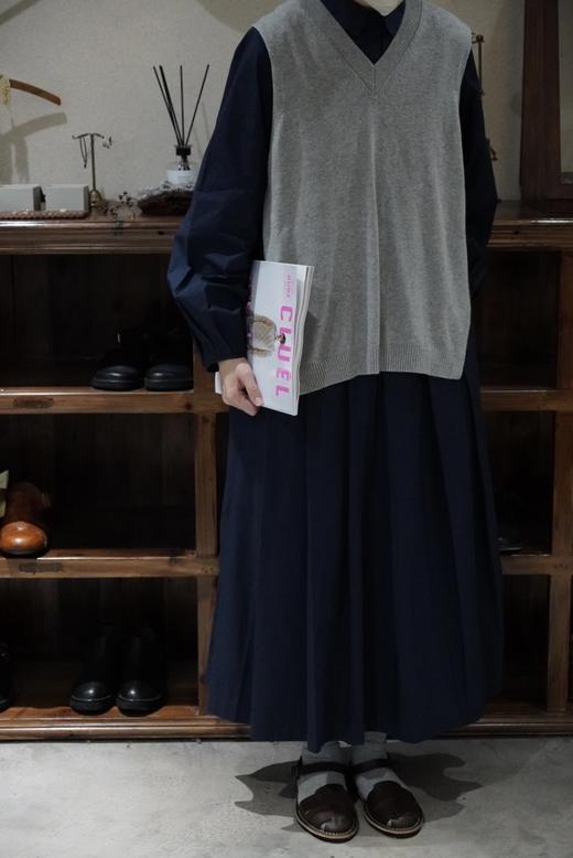 KHADI&CO 棉质衬衫领连衣裙(白/黑/藏蓝可选) 商品图8