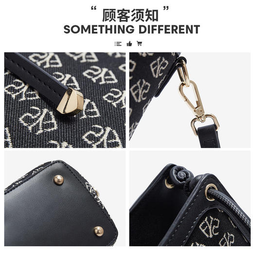 Safiya/索菲娅 包包2023新款手提包时尚腋下包单肩包女斜挎包女包SF9158029Y 商品图4