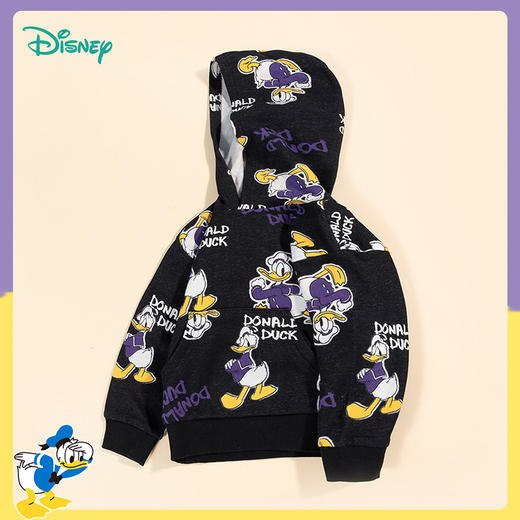 【商场同款】迪士尼童装男童连帽套头卫衣春秋季中大童宝宝运动休闲外套 商品图3