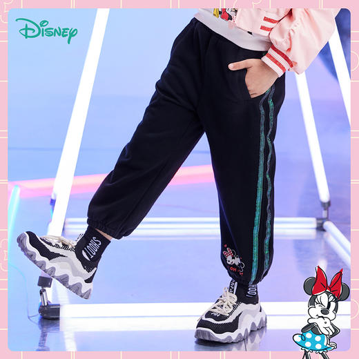 【商场同款】
迪士尼童装女童运动休闲裤春秋季新款中大童宝宝长裤 商品图5