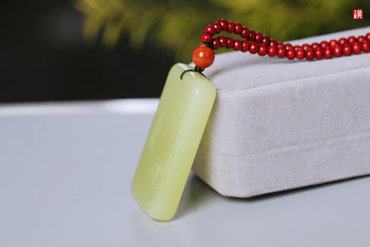 和田玉黄玉【连年有余】吊坠 商品图2