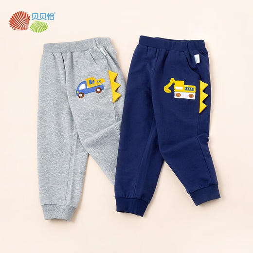 贝贝怡童装男童裤子春季儿童长裤运动裤休闲外穿束脚裤231K2465 商品图9