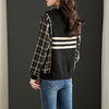 清新减龄，翻领拼接格纹假两件衬衫HR-LDSB232 商品缩略图4
