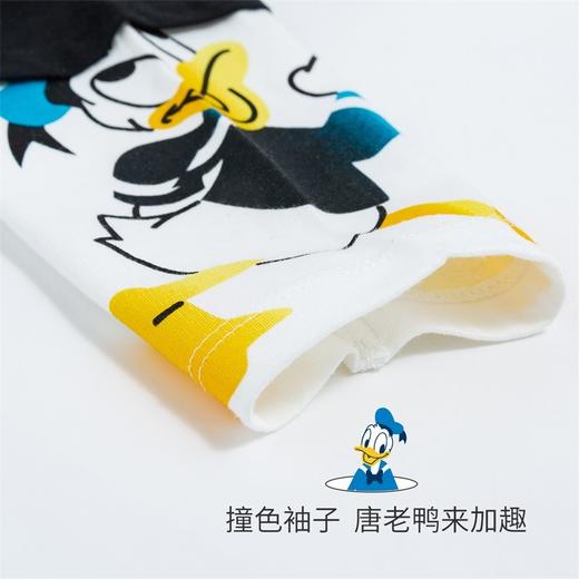 迪士尼童装男童长袖T恤秋季中大童洋气潮搭DUCK假两件上衣223S1736 商品图7