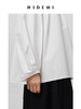 HIDEMI 花苞极简廓形抽绳褶皱设计感衬衫 黑色/白色 商品缩略图8