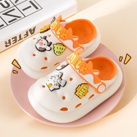 【小猪儿童防滑洞洞鞋】卡通宝宝凉鞋 趣味拖鞋享受脚的放松 高颜值呆萌可爱 宝宝们爱不释手 商品图1