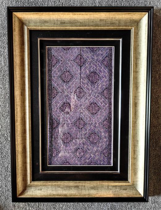 深山集市 黄平衣绣片画框37*21cm 商品图0