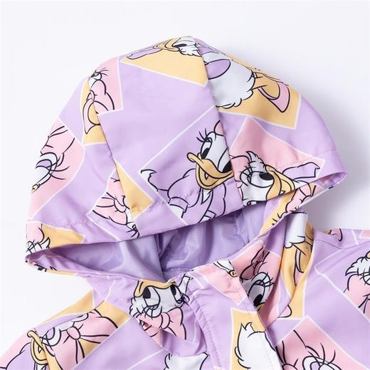 迪士尼童装女童撞色风衣洋气防风春秋外套摇粒绒内搭儿童冲锋衣213S1552 商品图7