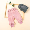 贝贝怡宝宝天鹅绒保暖长裤女童裤子儿童秋装女新款洋气松紧腰加厚213K2232 商品缩略图2