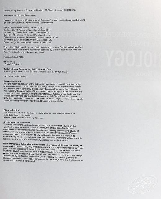 【中商原版】Edexcel International A Level Biology Lab Book 爱德思国际先进水平（IAL）生物实验书 商品图7