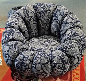 国潮手工艺花边沙发椅子定制款（购买价格等信息请联系在线设计师）