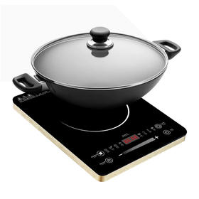 丹麦原装进口SCANPAN经典系列双耳不粘炒锅32cm+电陶炉2000w