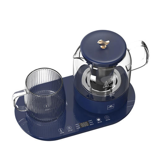 World Kitchen 智能玻璃养生壶电水壶烧水壶煮茶器煮茶壶0.8L 养生壶 WK-GSH0812/KZ 商品图3