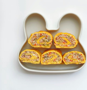 【辅食厨房】时蔬肉蛋卷🌮